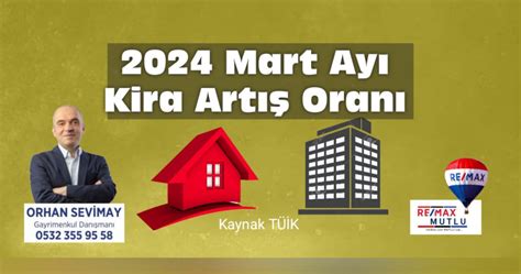 mart ayı kira artış oranı 2024